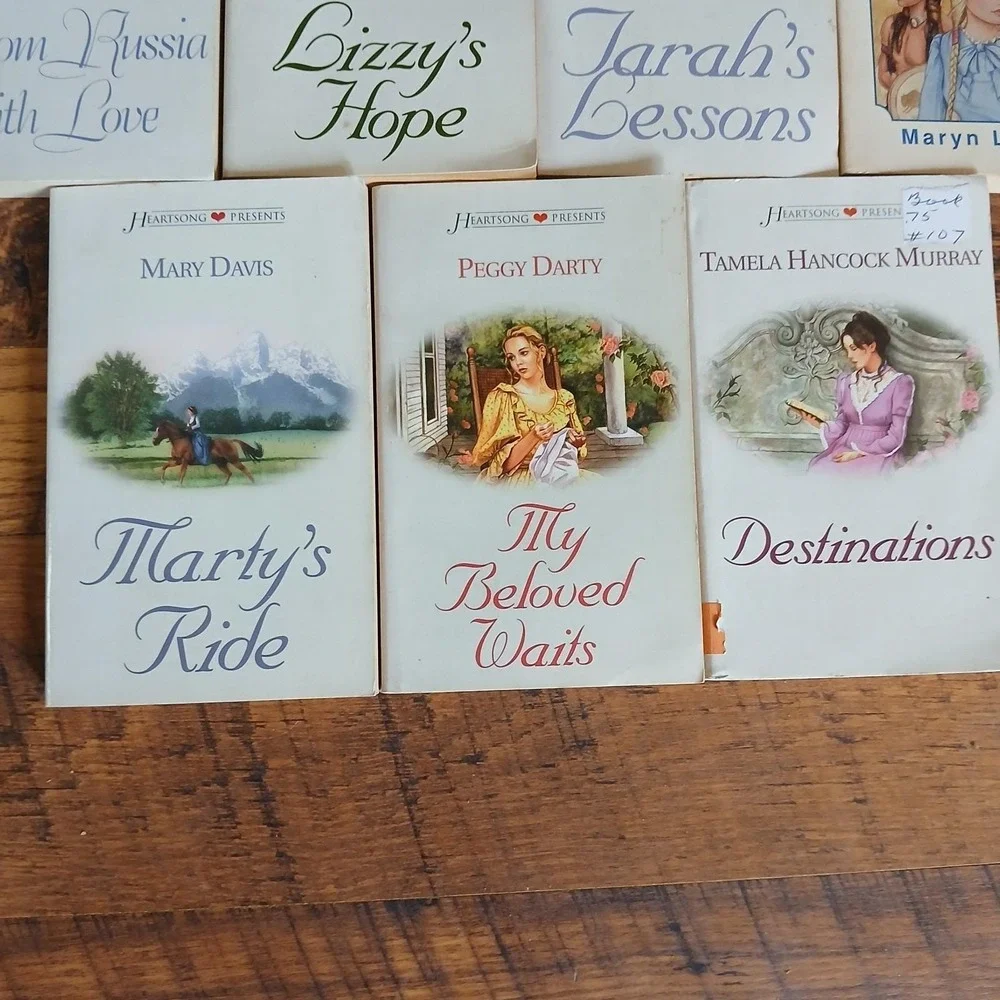 Heartsong Presents Lot Of 19 Paperback Inspirational Christian Romance Books Vtg